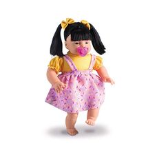 Boneca Beneditas Cabelo Preto Liso - Nova Toys