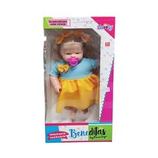 Boneca Beneditas Cabelo Loiro Liso - Nova Toys