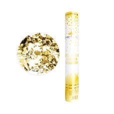 Lança Confete Dourado Metalizado 30cm Picado - Silver Festas