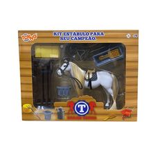 Cavalo de Plástico com Acessórios e Cerca - Toyng