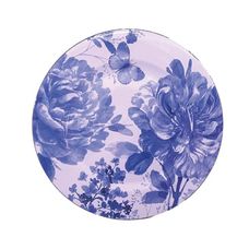 Sousplat Floral 33cm Azul - Paramount