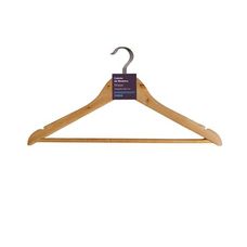 Cabide de Madeira 44,5cm Com 3 Unidades - Paramount