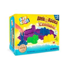 Kit Areia Mágica Castelos 400g - Acrilex