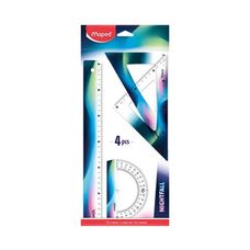 KIT 4PC NIGHTFAL 1 REG 30CM 2 ESQU 60 E 45 E 1 TRA