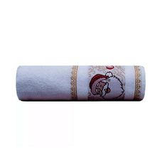 TOALHA BANHO 68X135 NATALINA PAPAI NOEL BCO