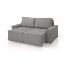 ESTOFADO VENEZA RETRATIL TEC 812 VELUDO CINZA