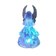 Escultura Anjo Acrílico Livro 18cm - Comercial Carvalho