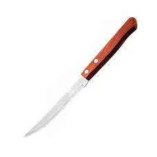 Faca de Mesa Inox com Cabo de Madeira Wood 20cm - Original Line