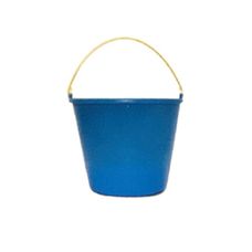 Balde Plástico Sem Pegador 12 Litros Azul - Viaplast