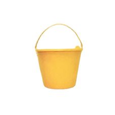 Balde Plástico Sem Pegador 12 Litros Amarelo - Viaplast