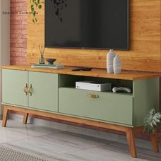 Rack Sirius 1.6 Alecrim/Cinamomo - Patrimar Móveis