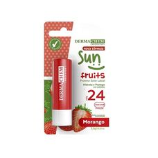 Protetor Labial Dermachem Sun Fruits Morango FPS 24 3,5g