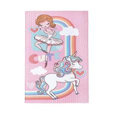 Toalha de Banho Infantil 70x115cm Fantasia Rosa - Dohler