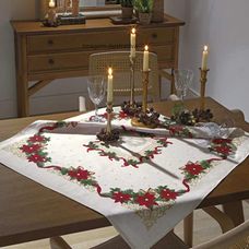 Toalha de Mesa Quadrada Athenas 78x78cm Natal 105 - Dohler