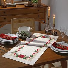 Trilho de Mesa Athenas 35x100cm Natal 105 - Dohler