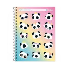 Caderno Espiral Universitário Capa Dura 16x1 Lovely Friend 256 Folhas - Tilibra - Capas Sortidas