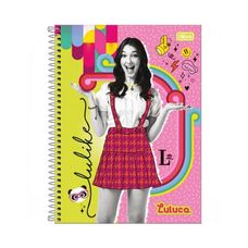 Caderno Espiral Universitário Capa Dura 1x1 Luluca 80 Folhas - Tilibra - Capas Sortidas