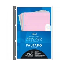 Refil Tiliflex Para Caderno Argolado Universitário 80 Folhas Coloridas Com Pautas Brancas 90g - Tilibra