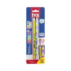 Lápis de Cor Jumbo Rainbow Mina Clássica e Pastel Com 2 Unidades - Tris