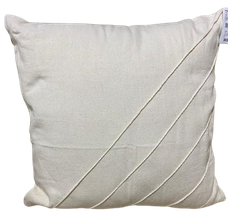Capa de Almofada 45x45 Drapeada Diagonal - Terra Sol