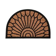 Tapete Capacho Meia Lua Mandala Antiderrapante 40x60cm - Tuut