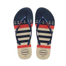 SANDALIA SLIM NAUTICAL BEGE PALHA/MARINHO 35/36
