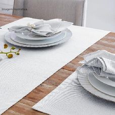 Kit Guardanapo 45x45cm 4 Peças Panamá Branco - Sultan