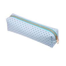 Estojo Perfurado 1 Zíper Azul Pastel - BRW