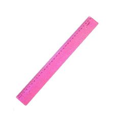 Régua Escolar 30cm New Line Holográfica Glitter Rosa - Maxcril
