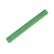 Régua Escolar 30cm Flexível Neon Verde - Maxcril