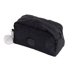 Necessaire Nylon 1 Zíper Preto - BRW