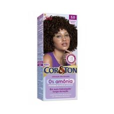 Tintura Cor&Ton Niely Sem Amônia 3.0 Castanho Escuro