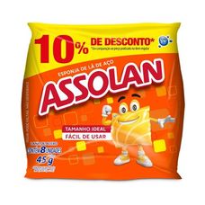 Esponja de Lã de Aço Assolan 45g
