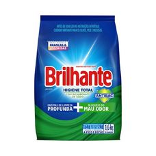 Lava Roupas Sanitizante em Pó Brilhante Higiene Total 1,6Kg