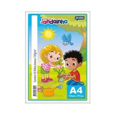 Papel Sulfite A4 Branco Jandaia Turma da Jandainha 50 Folhas 120 g/m²