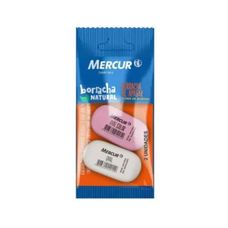 BORRACHA TR OVAL COLOR PULL PACK C/2 PCS - MERCUR