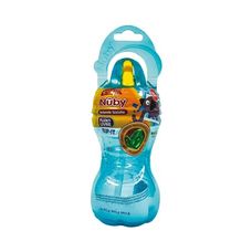 COPO C/CANUDO RIGIDO RETRATIL 300ML ACQUA - NUBY