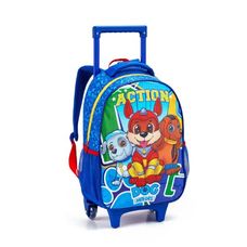 MOCHILA C/RODAS INFANTIL MISTA 16