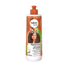Ativador de Cachos Salon Line S.O.S Cachos Óleo de Coco Tratamento Profundo 500ml