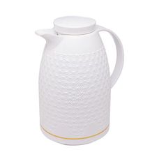 Garrafa Térmica de Plástico Renda Branca 1L - Wolff