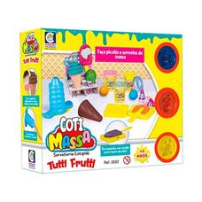 Massinha Modelar Coti Massa Cheiro Tutti Frutti Sorveteria - Cotiplás