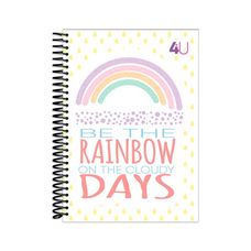 Caderno Espiral Universitário Capa Dura 20x1 4U 320 Folhas - Baag - Capas Sortidas