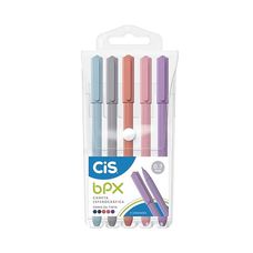 Caneta Esferográfica Cis BPX 0.7mm Estojo Com 5 Unidades
