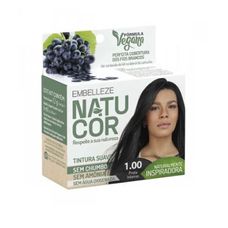 Tintura Vegana 1.00 Preto Intenso – Natucor