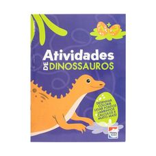 LIVRO ATIVIDADES DE DINOSSAUROS: VOL.2  ROXO