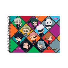 Caderno Cartografia Capa Dura Jujutsu Kaisen 80 Folhas - Foroni