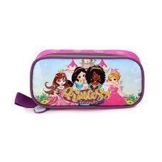 Estojo Escolar Princess Friends Uva - Cruzeiro Malas