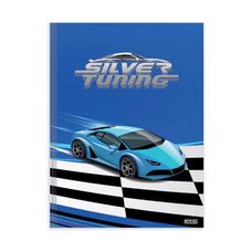 Caderno Brochura 1/4 Capa Dura Costurado Silver 80 Folhas - São Domingos - Capas Sortidas