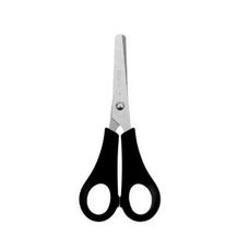 Tesoura Escolar 13cm Cabo Preto - Futuro