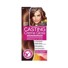 Coloração Casting Creme Gloss L'oréal Paris 670 Chocolate Com Pimenta